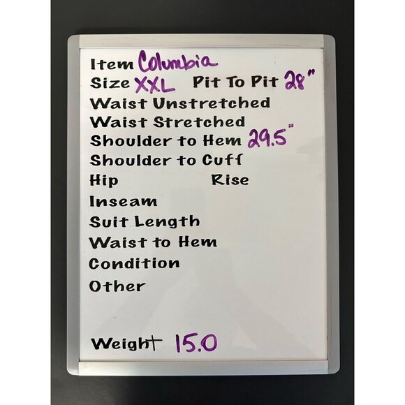 COLUMBIA Mens XXL Cathedral Peak Vest Tan NEW - Picture 2 of 7